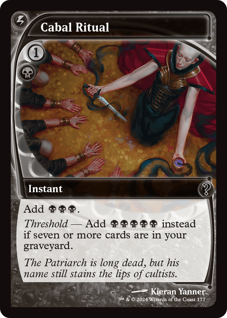 Cabal Ritual (Future Sight) [Mystery Booster 2] | Jomio and Rueliete's Cards and Comics