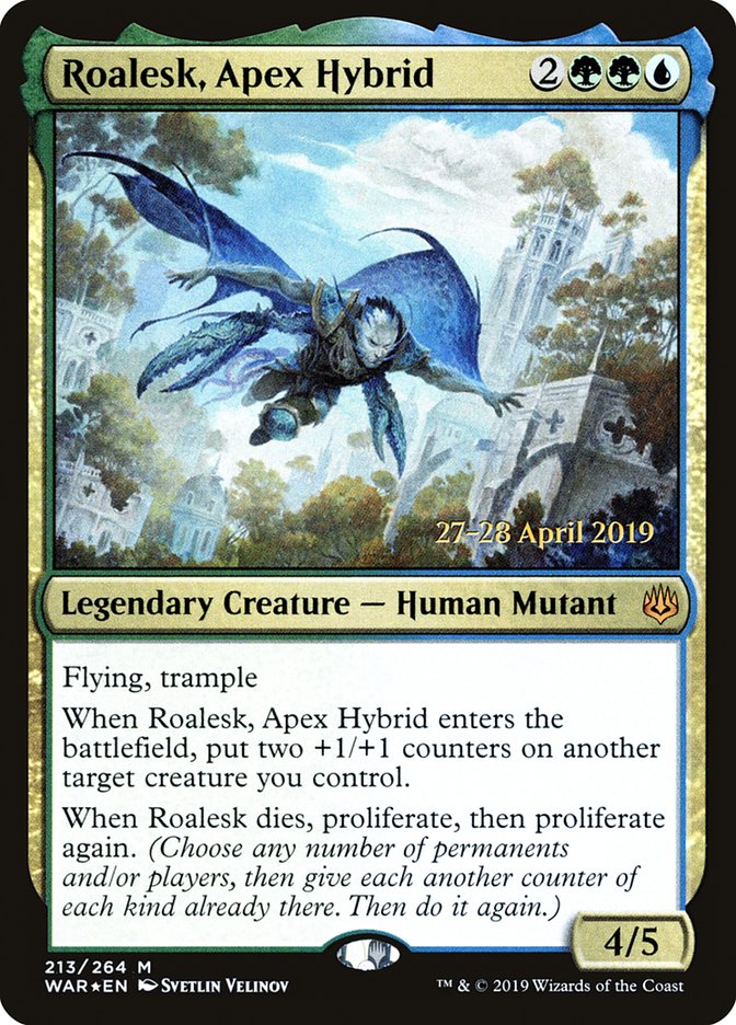 Roalesk, Apex Hybrid [War of the Spark Prerelease Promos] | Jomio and Rueliete's Cards and Comics