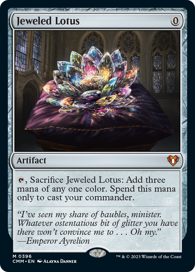 Jeweled Lotus [Commander Masters] | Jomio and Rueliete's Cards and Comics