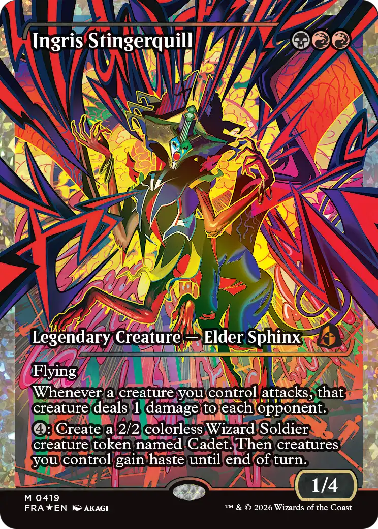 Ingris Stingerquill (Showcase) (Fracture Foil) (0419) [Reality Fracture] | Jomio and Rueliete's Cards and Comics