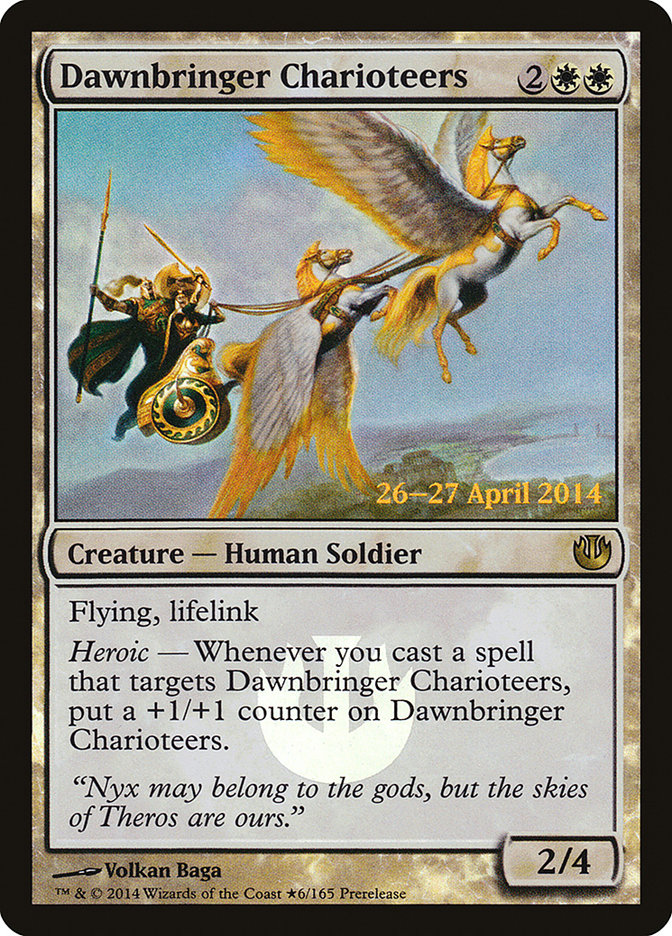 Dawnbringer Charioteers [Journey into Nyx Prerelease Promos] | Jomio and Rueliete's Cards and Comics