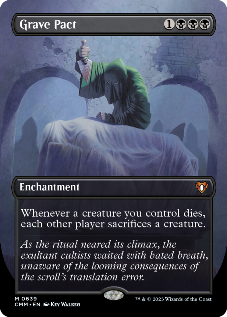 Grave Pact (Borderless Alternate Art) [Commander Masters] | Jomio and Rueliete's Cards and Comics