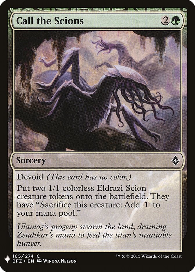 Call the Scions [Mystery Booster] | Jomio and Rueliete's Cards and Comics