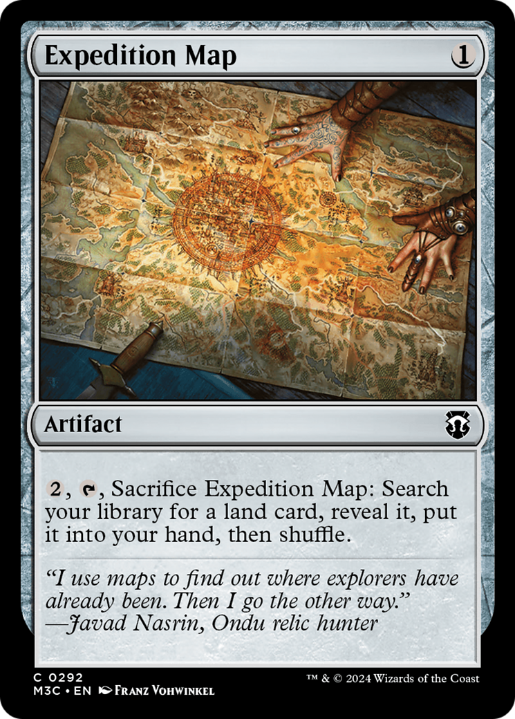 Expedition Map (Ripple Foil) [Modern Horizons 3 Commander] | Jomio and Rueliete's Cards and Comics