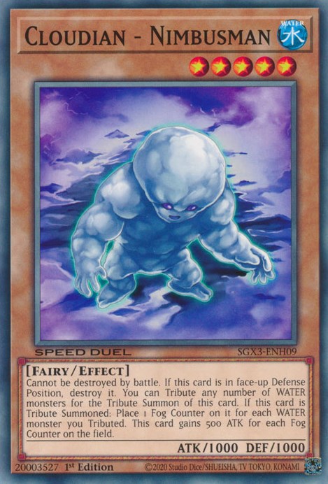 Cloudian - Nimbusman [SGX3-ENH09] Common | Jomio and Rueliete's Cards and Comics