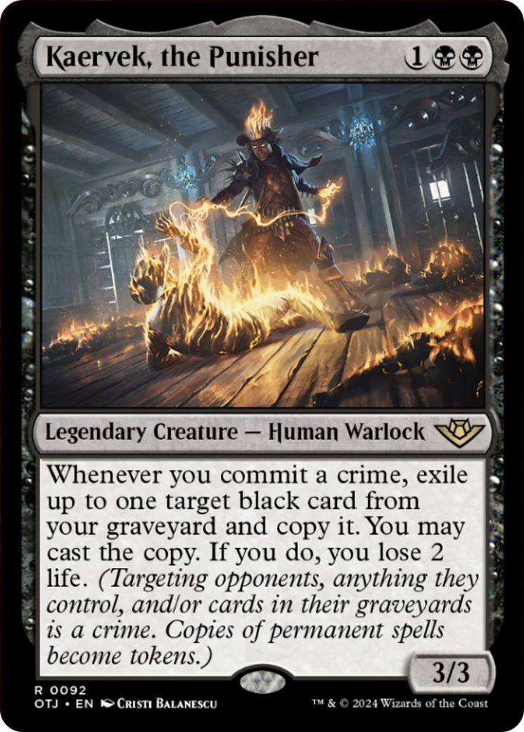Kaervek, the Punisher [Outlaws of Thunder Junction] | Jomio and Rueliete's Cards and Comics
