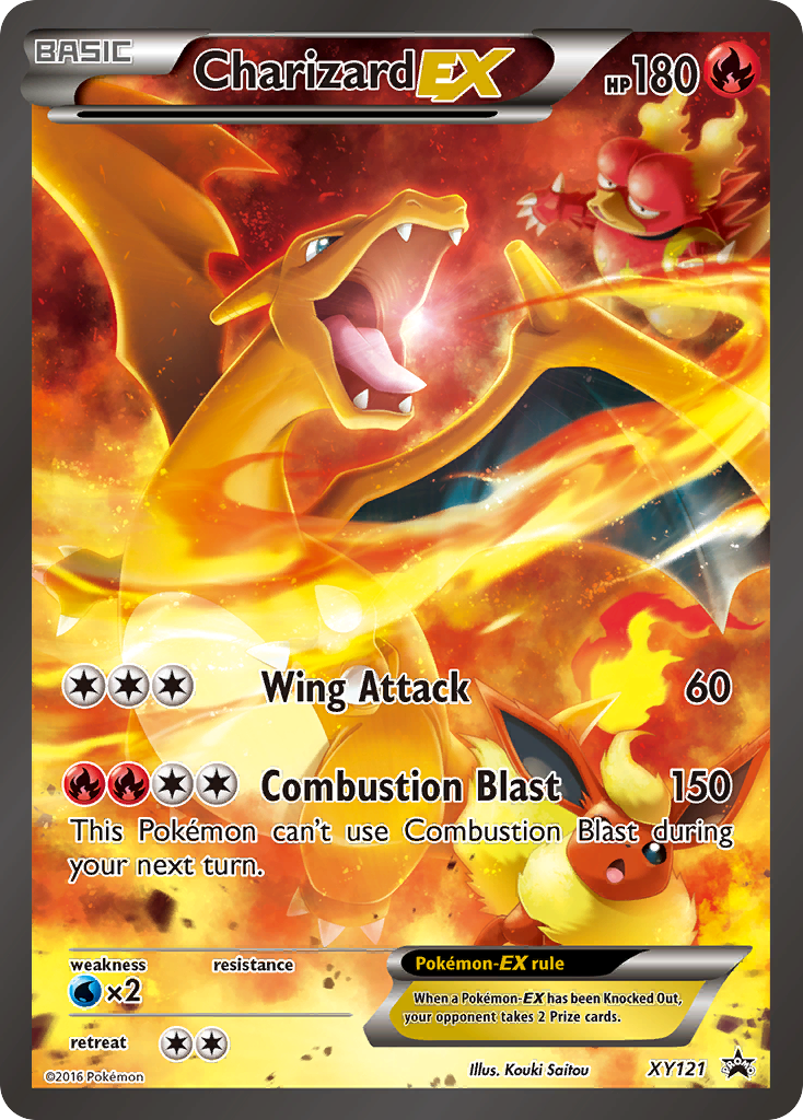 Charizard EX (XY121) [XY: Black Star Promos] | Jomio and Rueliete's Cards and Comics