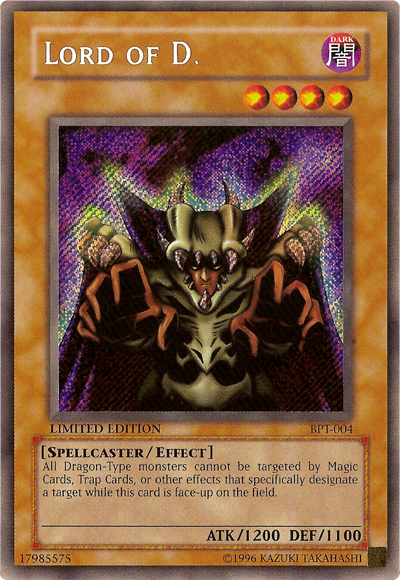 Lord of D. [BPT-004] Secret Rare | Jomio and Rueliete's Cards and Comics