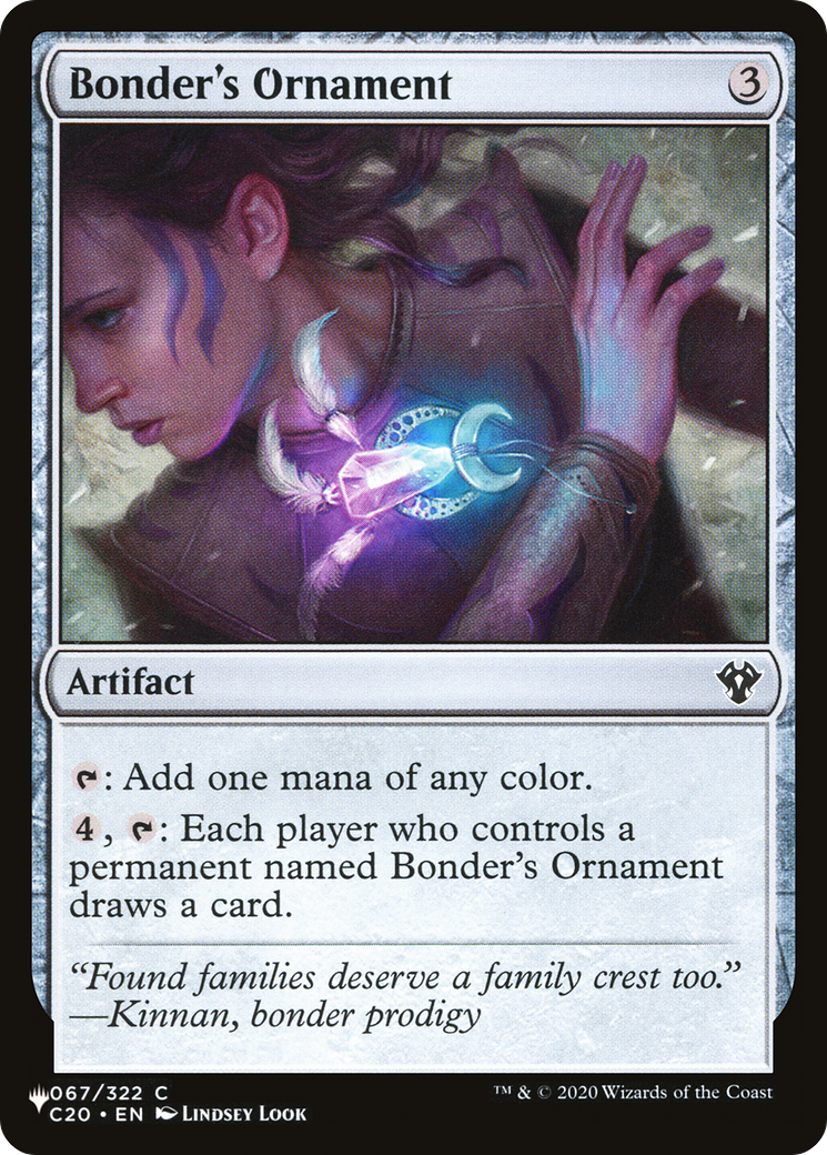 Bonder's Ornament [The List] | Jomio and Rueliete's Cards and Comics