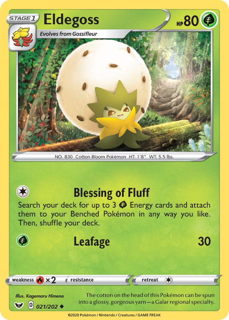 Eldegoss (021/202) [Sword & Shield: Base Set] | Jomio and Rueliete's Cards and Comics