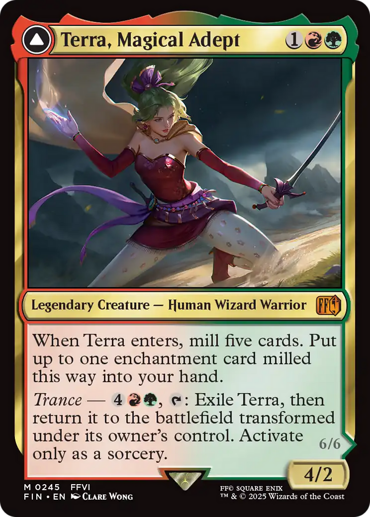 Terra, Magical Adept // Esper Terra [FINAL FANTASY] | Jomio and Rueliete's Cards and Comics