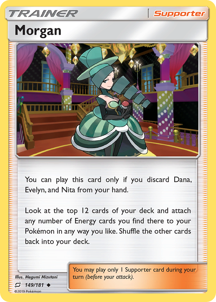 Morgan (149/181) [Sun & Moon: Team Up] | Jomio and Rueliete's Cards and Comics
