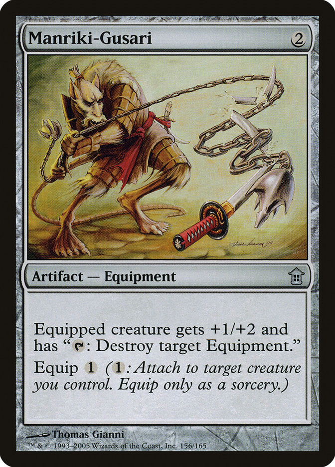 Manriki-Gusari [Saviors of Kamigawa] | Jomio and Rueliete's Cards and Comics