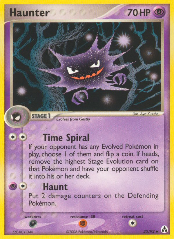 Haunter (35/92) [EX: Legend Maker] | Jomio and Rueliete's Cards and Comics