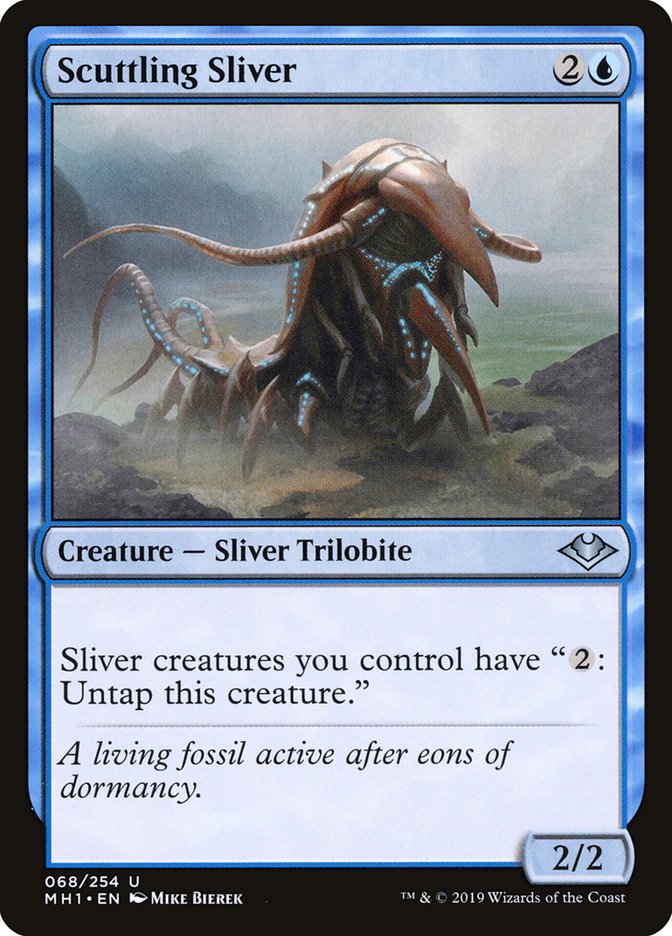 Scuttling Sliver [Modern Horizons] | Jomio and Rueliete's Cards and Comics