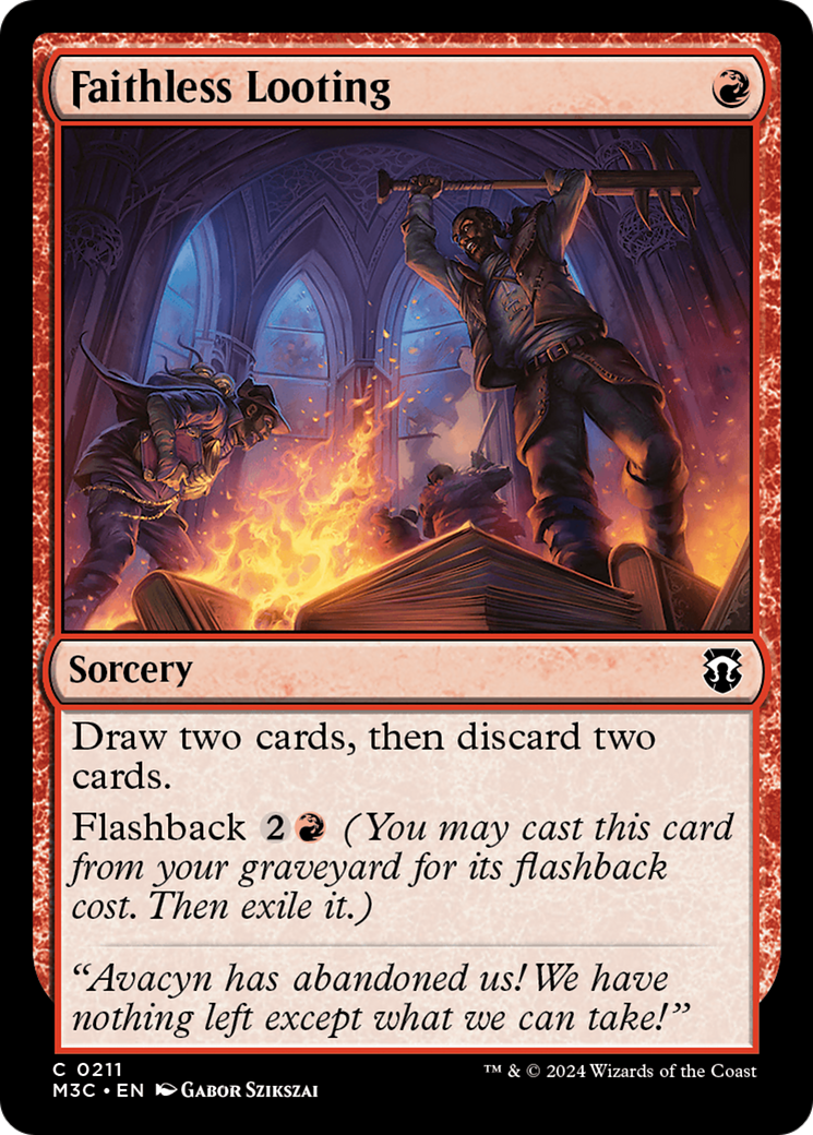 Faithless Looting [Modern Horizons 3 Commander] | Jomio and Rueliete's Cards and Comics