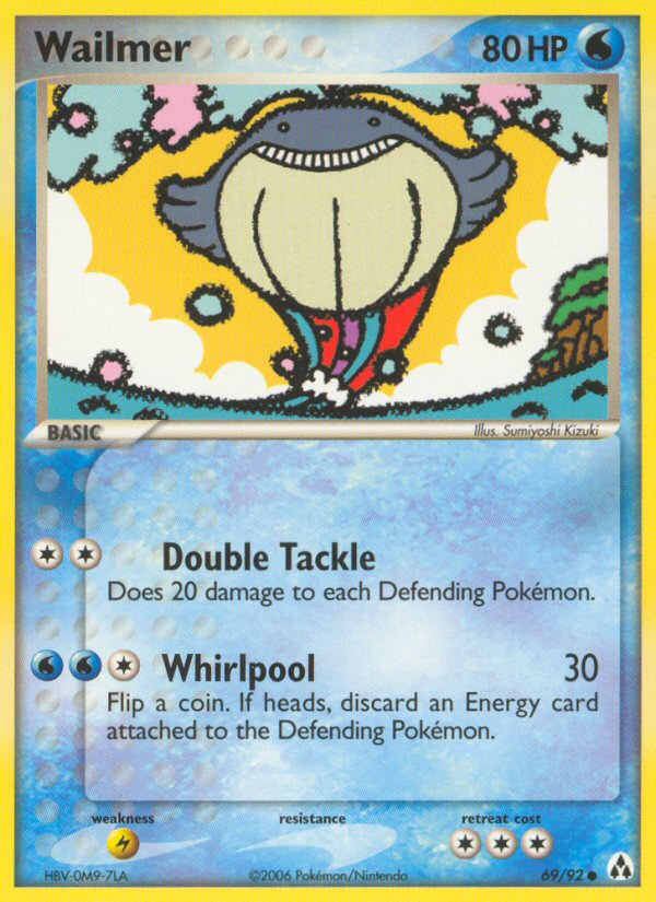 Wailmer (69/92) [EX: Legend Maker] | Jomio and Rueliete's Cards and Comics