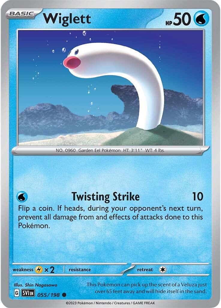 Wiglett (055/198) [Scarlet & Violet: Base Set] | Jomio and Rueliete's Cards and Comics