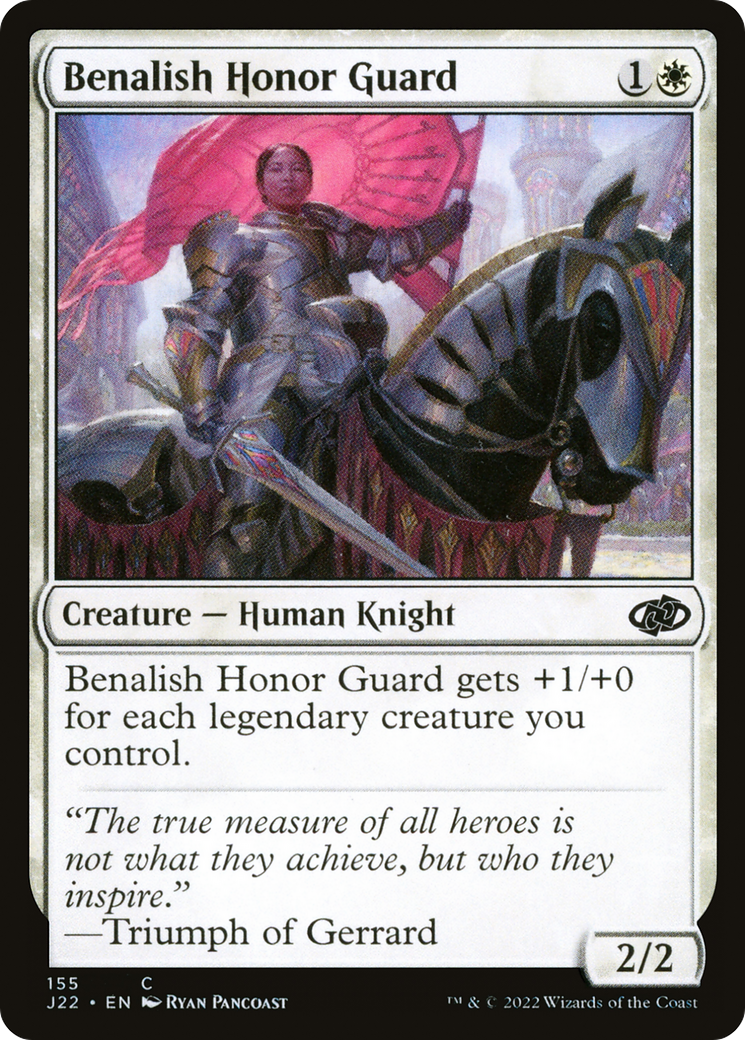 Benalish Honor Guard [Jumpstart 2022] | Jomio and Rueliete's Cards and Comics