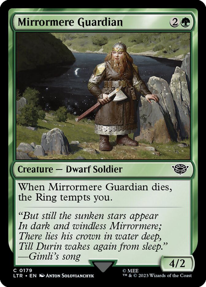 Mirrormere Guardian [The Lord of the Rings: Tales of Middle-Earth] | Jomio and Rueliete's Cards and Comics