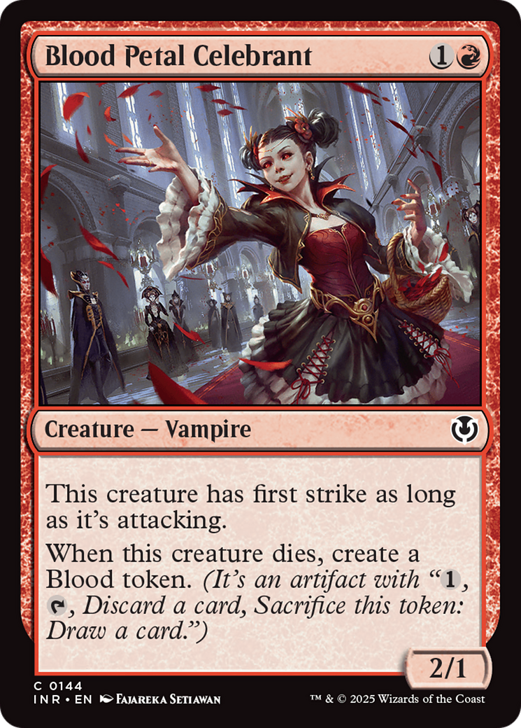 Blood Petal Celebrant [Innistrad Remastered] | Jomio and Rueliete's Cards and Comics