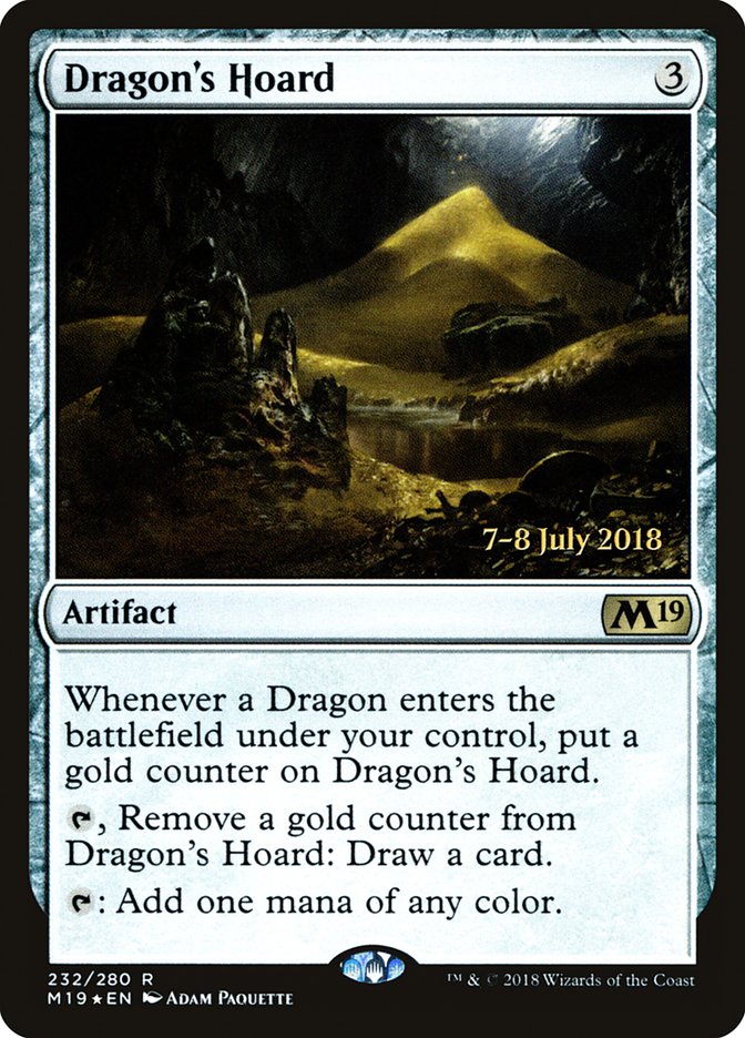 Dragon's Hoard [Core Set 2019 Prerelease Promos] | Jomio and Rueliete's Cards and Comics