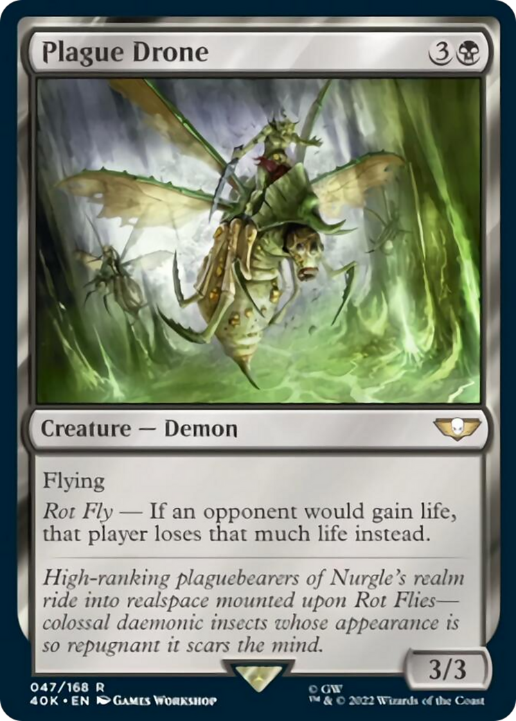 Plague Drone (Surge Foil) [Warhammer 40,000] | Jomio and Rueliete's Cards and Comics