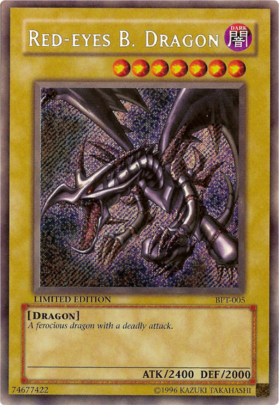 Red-Eyes B. Dragon [BPT-005] Secret Rare | Jomio and Rueliete's Cards and Comics