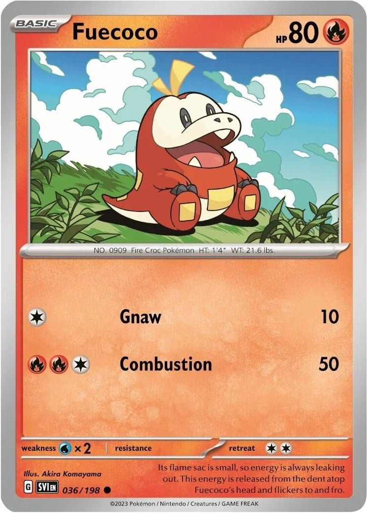 Fuecoco (036/198) (Paldea Collection) [Scarlet & Violet: Base Set] | Jomio and Rueliete's Cards and Comics