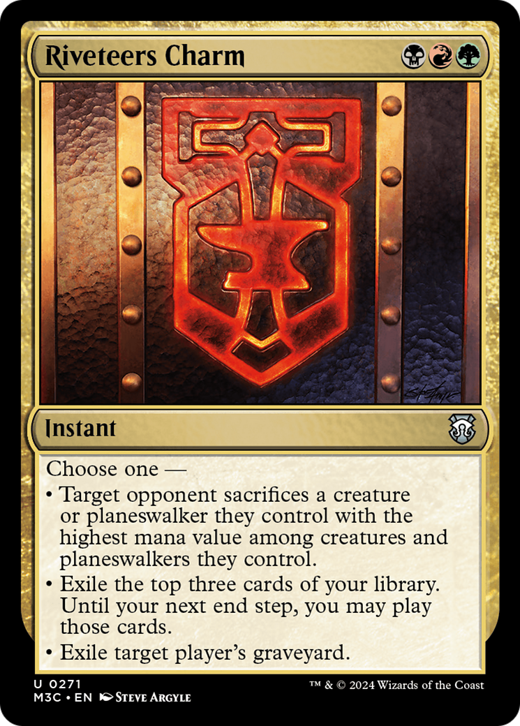 Riveteers Charm (Ripple Foil) [Modern Horizons 3 Commander] | Jomio and Rueliete's Cards and Comics