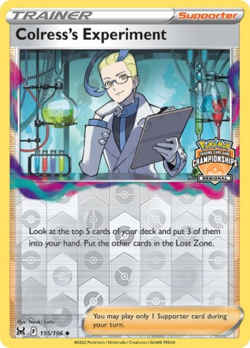 Colress's Experiment (Regional Championships) [Sword & Shield: Lost Origin] | Jomio and Rueliete's Cards and Comics