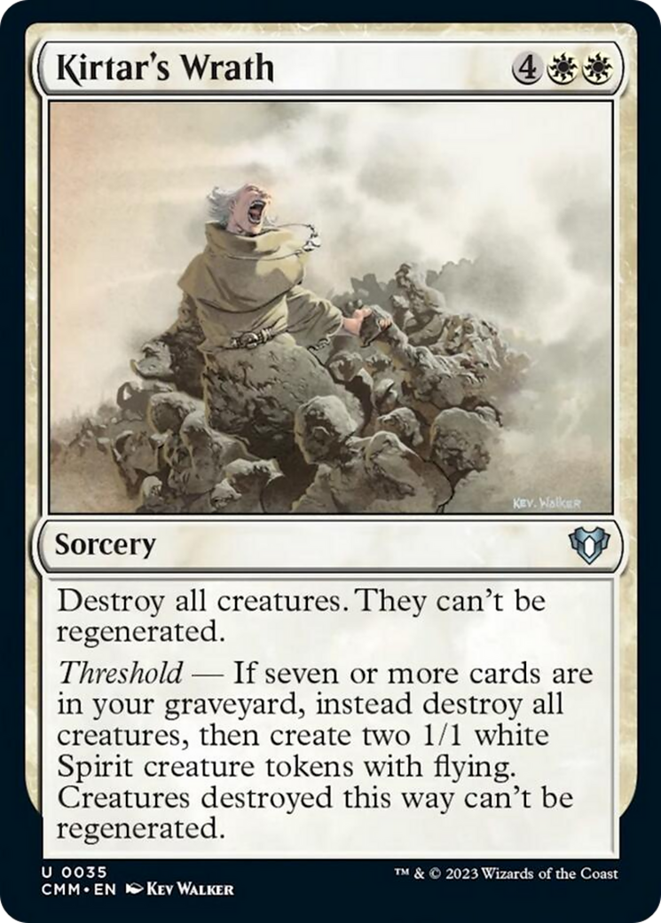 Kirtar's Wrath [Commander Masters] | Jomio and Rueliete's Cards and Comics