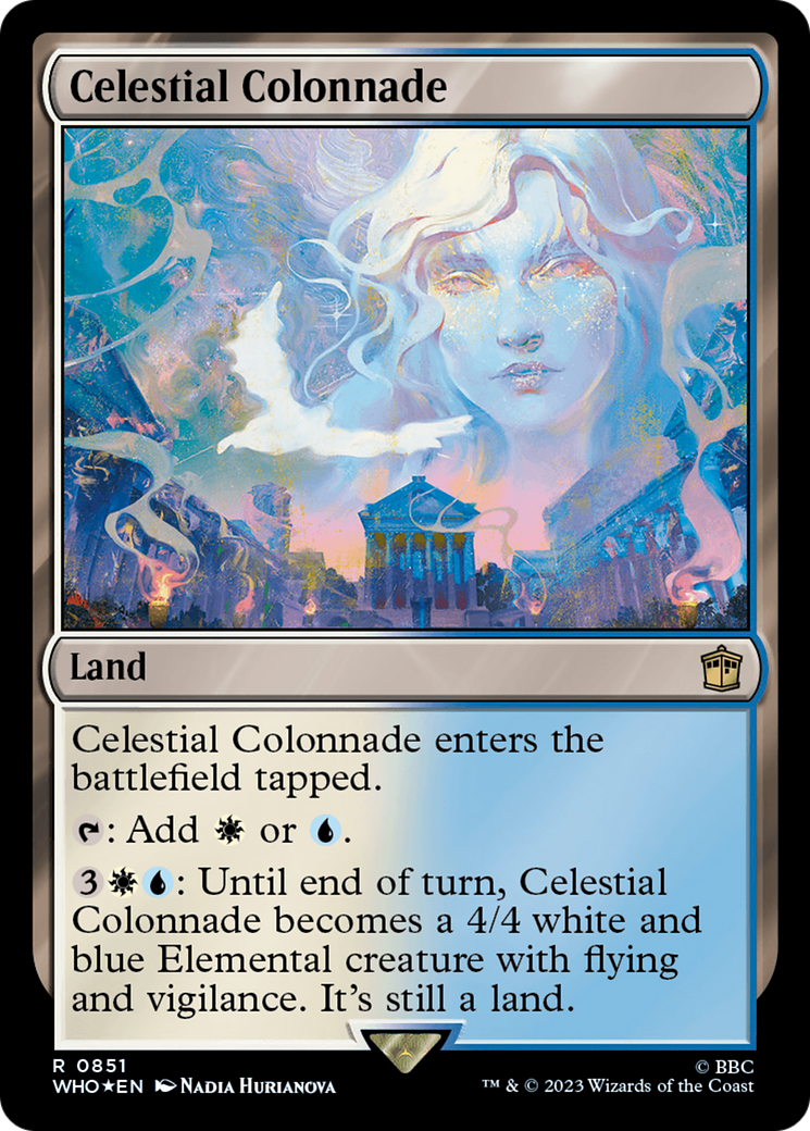 Celestial Colonnade (Surge Foil) [Doctor Who] | Jomio and Rueliete's Cards and Comics
