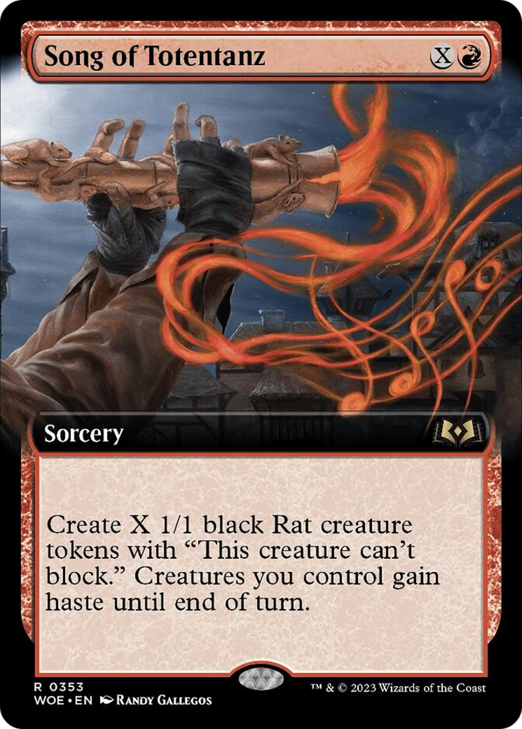Song of Totentanz (Extended Art) [Wilds of Eldraine] | Jomio and Rueliete's Cards and Comics