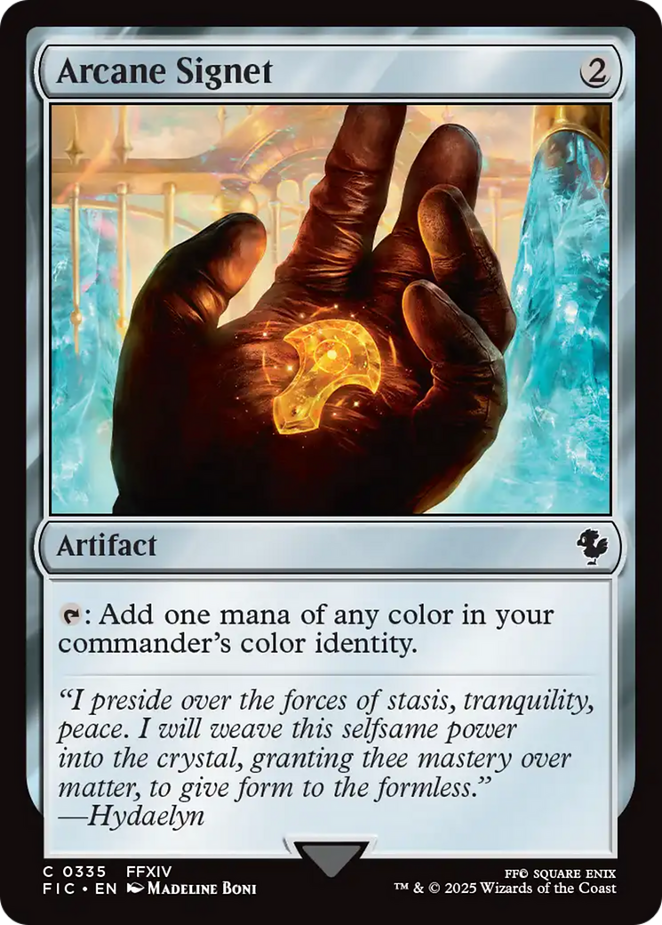 Arcane Signet (0335) [FINAL FANTASY Commander] | Jomio and Rueliete's Cards and Comics
