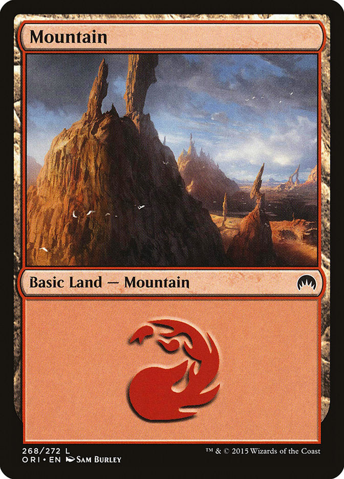 Mountain (268) [Magic Origins] | Jomio and Rueliete's Cards and Comics