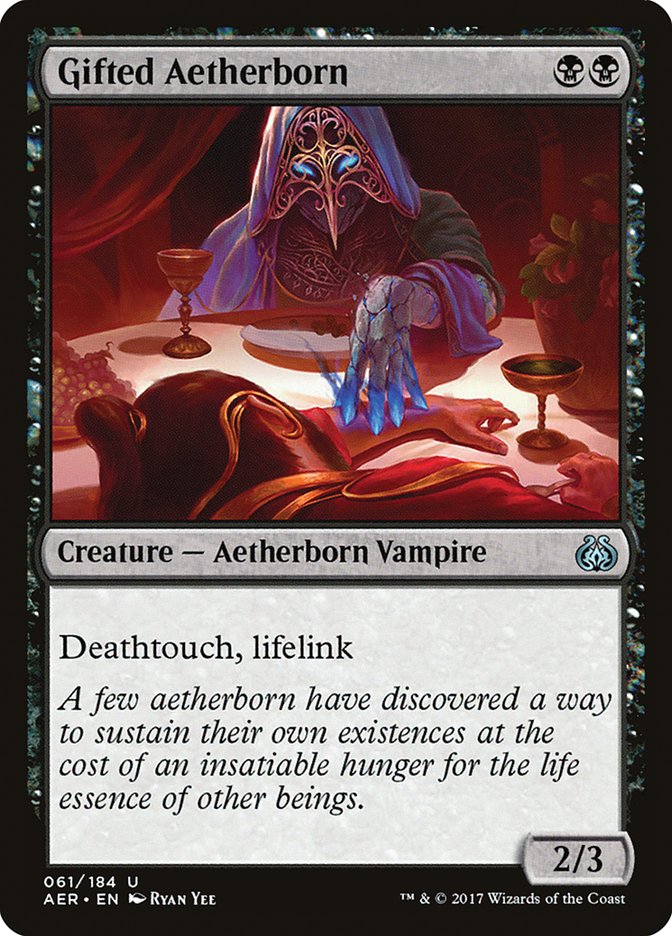 Gifted Aetherborn [Aether Revolt] | Jomio and Rueliete's Cards and Comics