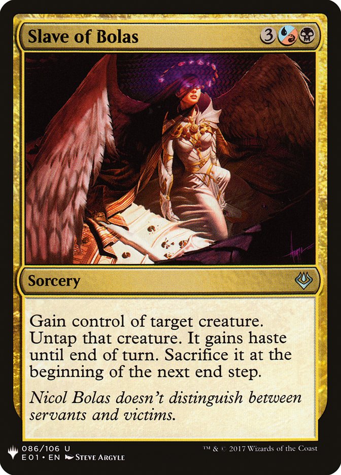 Slave of Bolas [Mystery Booster] | Jomio and Rueliete's Cards and Comics