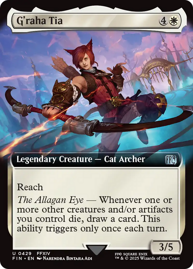 G'raha Tia (Extended Art) [FINAL FANTASY] | Jomio and Rueliete's Cards and Comics