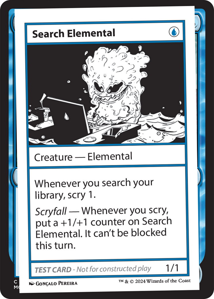 Search Elemental [Mystery Booster 2 Playtest Cards] | Jomio and Rueliete's Cards and Comics