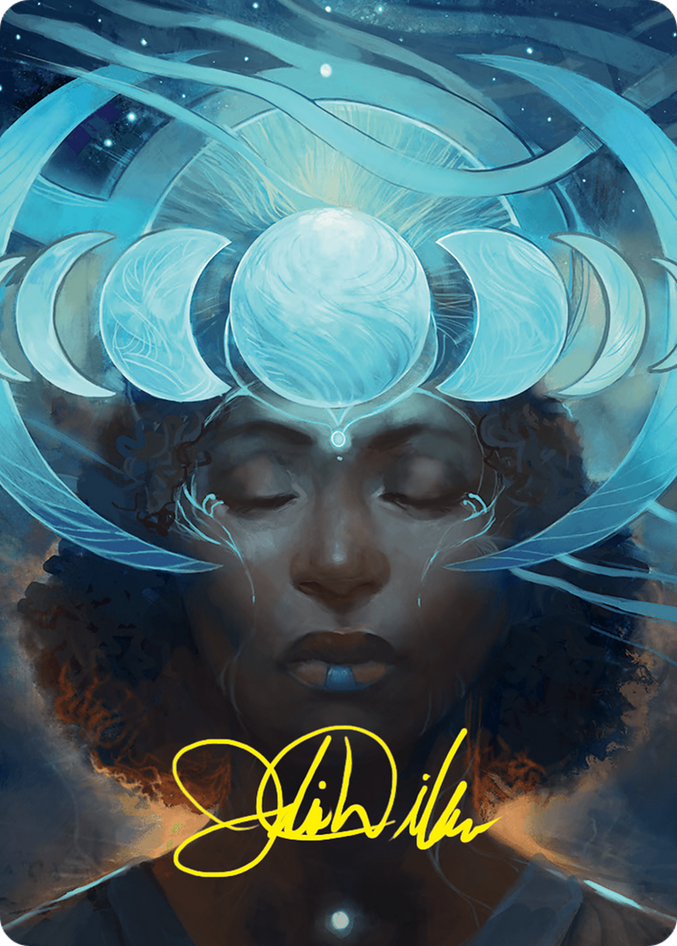 Lunar Insight Art Card (31/54) (Gold-Stamped Signature) [Foundations Art Series] | Jomio and Rueliete's Cards and Comics