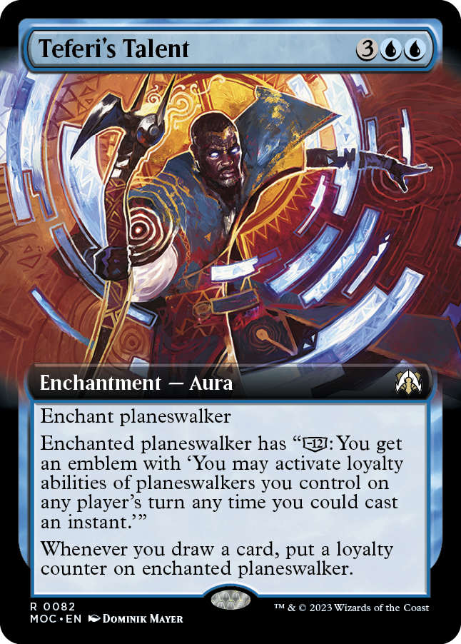 Teferi's Talent (Extended Art) [March of the Machine Commander] | Jomio and Rueliete's Cards and Comics