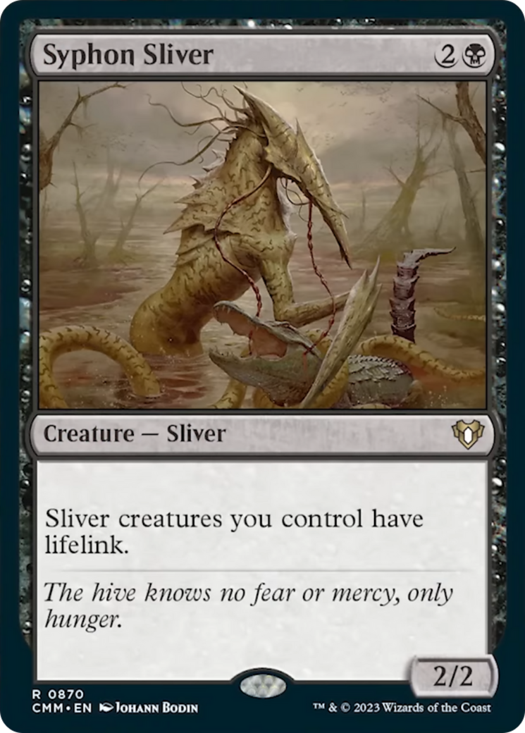 Syphon Sliver [Commander Masters] | Jomio and Rueliete's Cards and Comics
