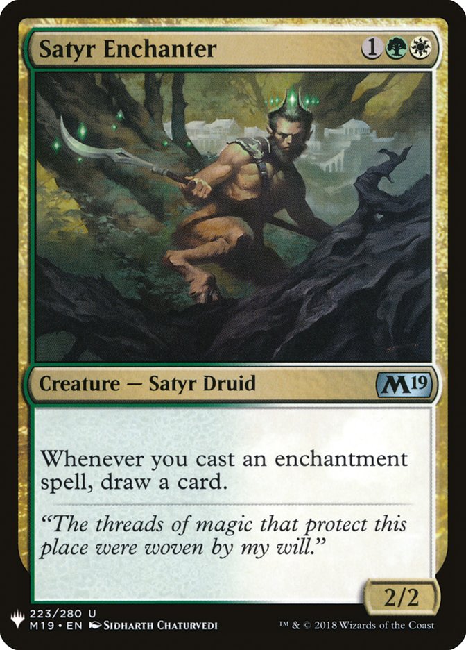 Satyr Enchanter [Mystery Booster] | Jomio and Rueliete's Cards and Comics