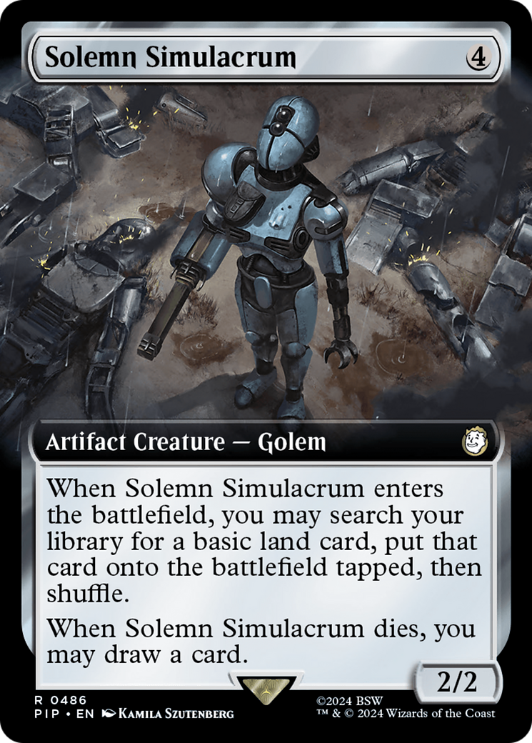 Solemn Simulacrum (Extended Art) [Fallout] | Jomio and Rueliete's Cards and Comics