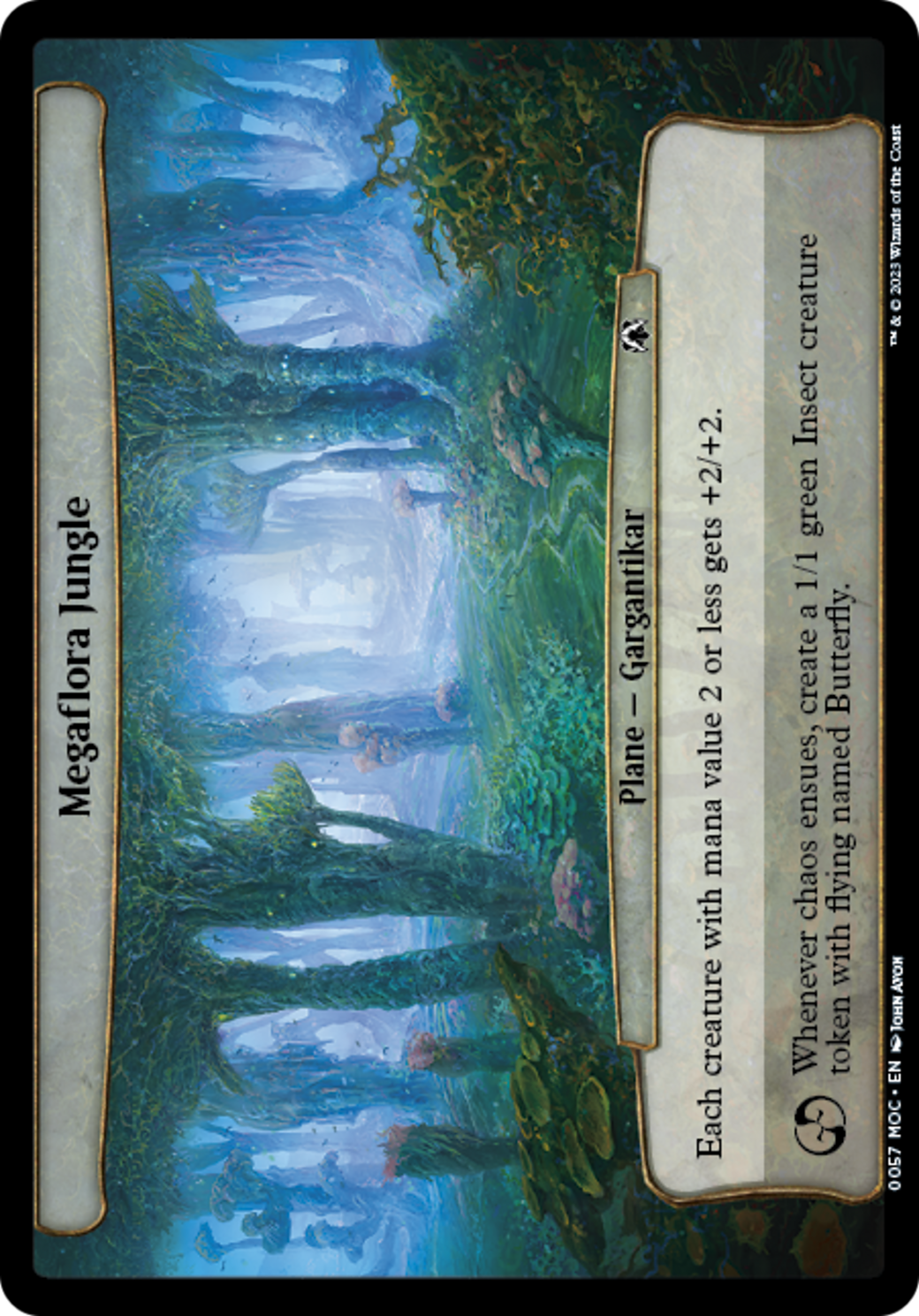 Megaflora Jungle [March of the Machine Commander] | Jomio and Rueliete's Cards and Comics