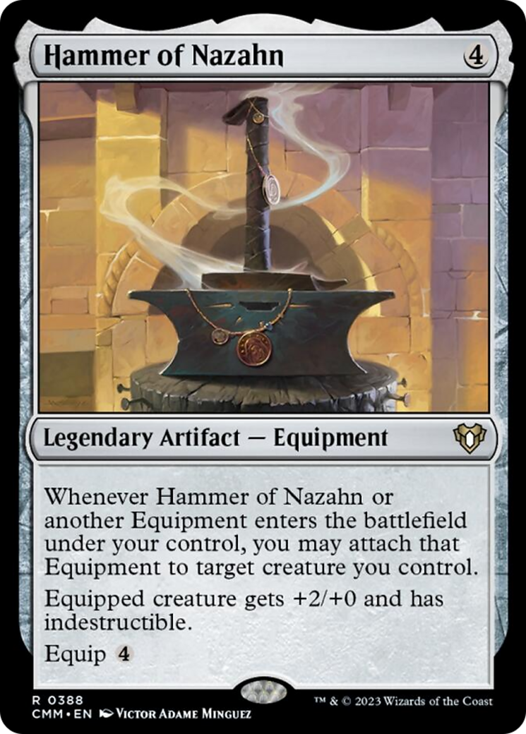 Hammer of Nazahn [Commander Masters] | Jomio and Rueliete's Cards and Comics