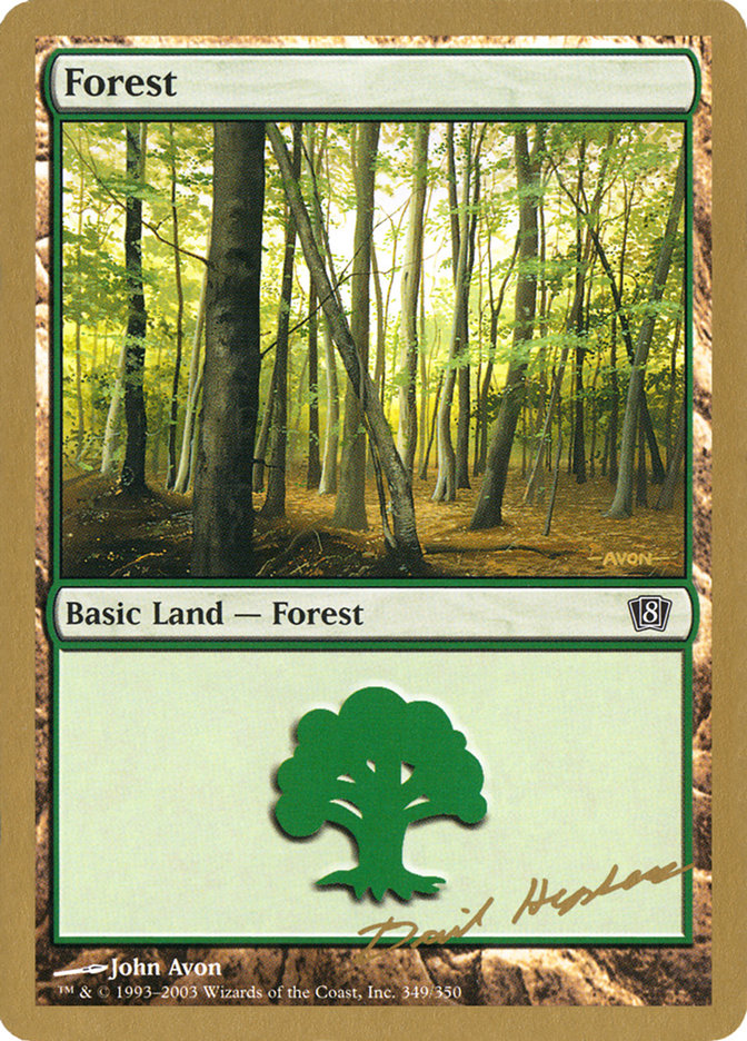 Forest (dh349) (Dave Humpherys) [World Championship Decks 2003] | Jomio and Rueliete's Cards and Comics