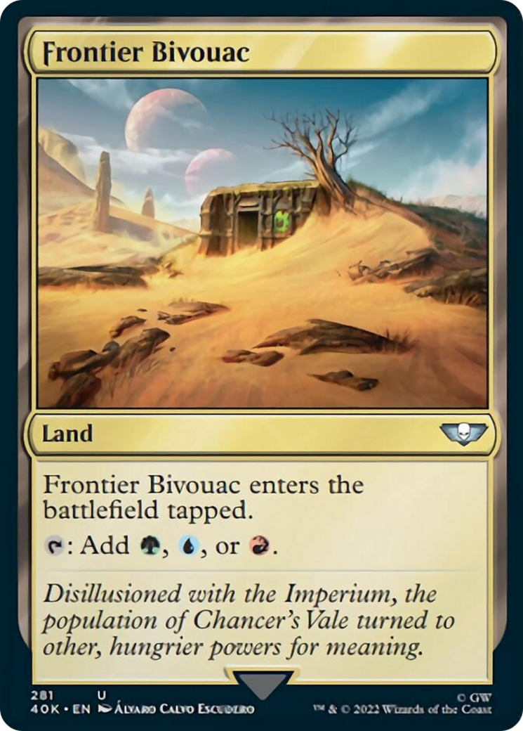 Frontier Bivouac [Warhammer 40,000] | Jomio and Rueliete's Cards and Comics