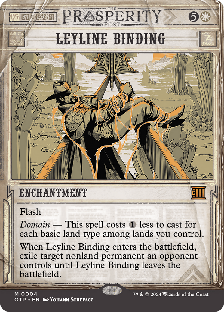 Leyline Binding [Outlaws of Thunder Junction: Breaking News] | Jomio and Rueliete's Cards and Comics